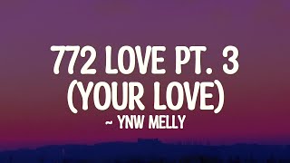 YNW Melly  772 Love Pt 3 Your Love ft YNW BSlime amp Ynw4L Lyrics [upl. by Brenza]