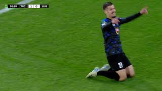 Highlights  FK TSC  FC Lugano  Uefa Europa Conference League [upl. by Abijah157]