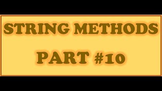 String Methods in Java part 10  split [upl. by Amik]