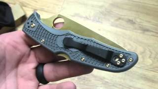 Spyderco Endura 4 Customized by Texas Tool Crafters  Review [upl. by Eeryt]