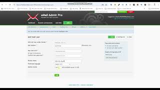 Hướng dẫn tạo mới địa chỉ email trong eMail Admin Pro [upl. by Kcirdle916]