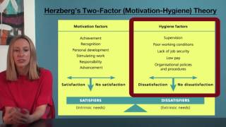 VCE Business Management  Herzbergs TwoFactor MotivationHygiene Theory [upl. by Attennek660]