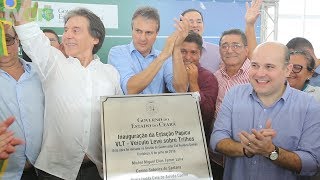 Governo inaugura oito estações do VLT nesta sextafeira 6 [upl. by Cooe]