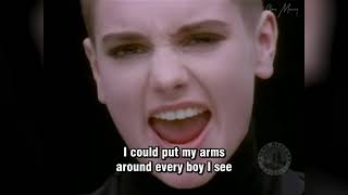 Sinead OConnor  Nothing Compares 2U FULL HD with lyrics 1990 Music Video [upl. by Zerk]