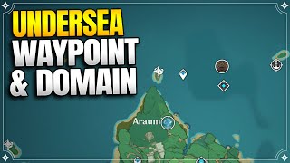 How to unlock Undersea Teleport Waypoing and Domain  World Quests and Puzzles 【Genshin Impact】 [upl. by Sirrot]