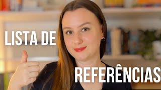 Como fazer uma LISTA DE REFERÊNCIAS redondinha  ABNT [upl. by Enomad569]