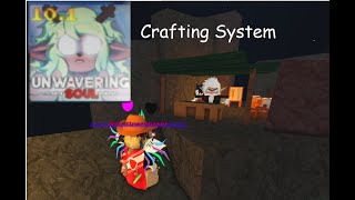 Unwavering Soul 101 Update part 1 Crafting System Armors Floor 2 Doodle Sphere and Quests [upl. by Pam990]