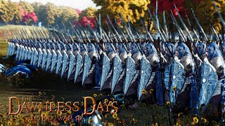 GUNDABAD BESIEGES LOTHLORIEN  Dawnless Days Total War Multiplayer Siege [upl. by Casady520]