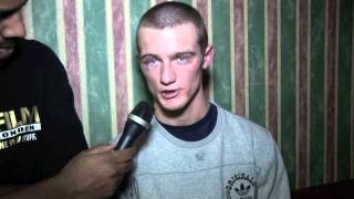 ANTHONY JEVONS POSTFIGHT INTERVIEW FOR iFILM LONDON  JEVONS v SENKOVS [upl. by Arnie399]