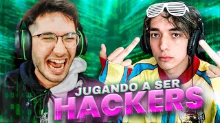 Jugando a ser HACKERS con PEDRITOVM [upl. by Ellora]