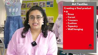 Art Textiles GCSE Options Video [upl. by Posehn184]