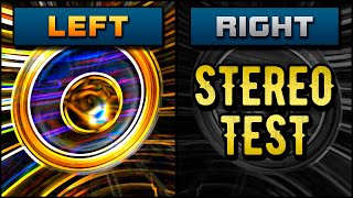 LEFT amp RIGHT Channel TEST ⭐ MONO amp STEREO Test [upl. by Mab]