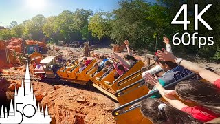 4K 60fps Big Thunder Mountain Railroad 2022  Disney World  Magic Kingdom [upl. by Sikram]