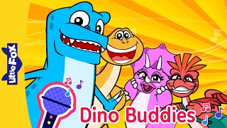 🦕 Dinosaurs Song  Dino Buddies  Trex Triceratops Stegosaurus  Kids Song [upl. by Eslud927]