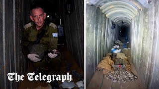 Inside the childs bedroom tunnel where Hamas executed six hostages [upl. by Anilorak]