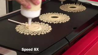 Spiral Pancake Lollipops with PancakeBot [upl. by Adiazteb]