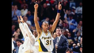 Rare PACERS HAWKS 1995 Playoffs highlights first round [upl. by Imalda]