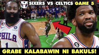 Embiid KINALABAW ang Celtics Tambak Harden KINONTROL ang laro Tatum Nagbuwaya Sixers angat na [upl. by Leima124]