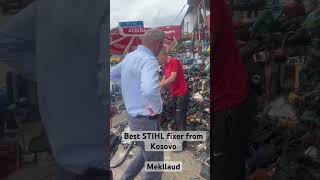 Best Stihl fixer from Kosovo  Mekllaud deutschstihl asmr fyp mekllaud [upl. by Ahsinyar]