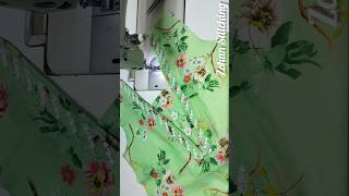 Watch Full Video ☝️☝️☝️☝️ V Shape Neck Design With Fabric Patti amp Lace shorts sewing viral [upl. by Carley]