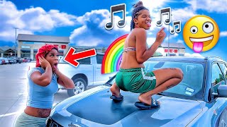 PLAYING “SUS” MUSIC TO SEE HOW MY GIRLFRIEND REACTS  Hilarious [upl. by Anircam]