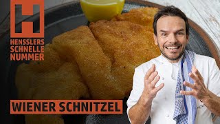 Schnelles Wiener Schnitzel Rezept von Steffen Henssler [upl. by Slavin737]