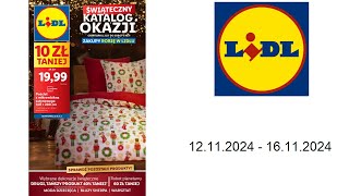 Gazetka Lidl PL  12112024  16112024  OD WTORKU [upl. by Cruce]