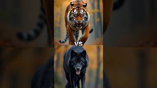 ANIMALS COMPARISON BLACK WOLF VS TIGER HIPPOJACKAL MANDRILLPROCOPINE animals treanding shorts [upl. by Suhpesoj623]