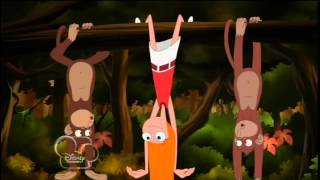 Phineas y Ferb canciones  Vivo con monos [upl. by Yrak]