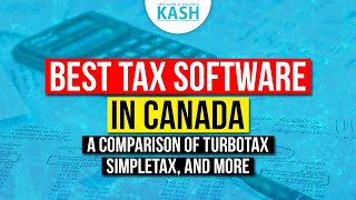 TOP 6  Best Tax Software in Canada TurboTax SimpleTax UFile TaxTron CloudTax StudioTax [upl. by Ulani220]