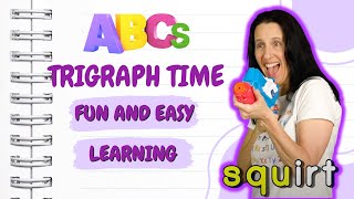 squ Trigraph Sounds from ABCs Singing the Sounds Courses [upl. by Eehc479]