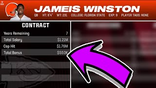 SO I GAVE EVERYONE A 7 YEAR CONTRACT IN MADDEN 24 THEN SIMMED SEVEN YEARS IN THE FUTURE [upl. by Garey]