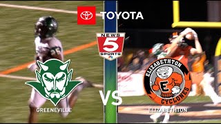 Toyota Friday Night Rivals Week 3  Greeneville vs Elizabethton [upl. by Noraj]