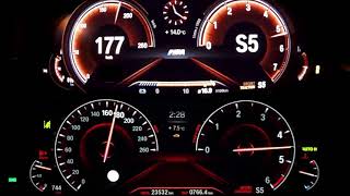 Bmw G30 540i vs 540d xDrive 0250 acceleration [upl. by Noram]