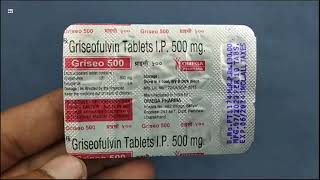 Griseo 500 Tablet  Griseo Tablet  Griseofulvin Tablets  Griseo 500mg Tablet Uses Side effects [upl. by Sinnaoi]