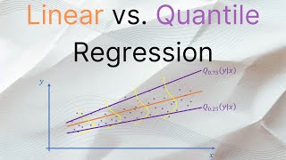 Linear vs Quantile Regression [upl. by Towney]