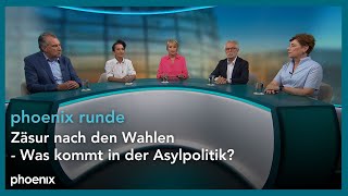 phoenixRunde Zäsur nach den Wahlen  Was kommt in der Asylpolitik [upl. by Lednahs223]