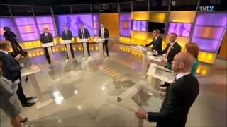 Partiledardebatt i agenda 5 maj 2013  Hela debatten [upl. by Ulland]