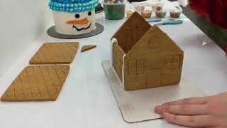 Gingerbread House Assembly [upl. by Marline]