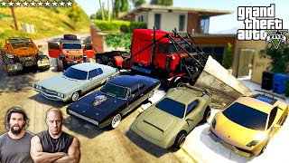 GTA 5  Stealing Fast X Cars with Franklin  Real Life Cars 56 [upl. by Osmo]