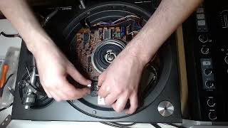 Technics Repair Guide  no power transistor replacement [upl. by Nare]