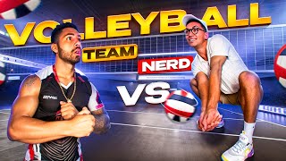 Nerd VS Volleyball Team Epic Volleyball Prank [upl. by Karsten]