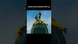 Amazing Entry of Bumblebee🔥shorts transformers bumblebee [upl. by Leupold]