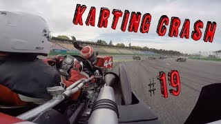 karting crash compilation 19 [upl. by Auqkinahs]