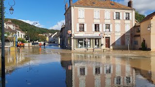 Inondation Yvelines vallée de Chevreuse Saint Rémy les Chevreuse LYvette a débordé 10 octobre 2024 [upl. by Eninaj]