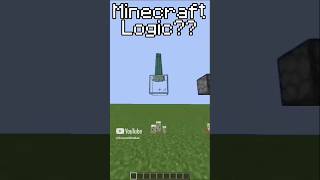 Minecraft logic logic of Minecraft funny logic of MinecraftMinecraftlogicminecraftshorts [upl. by Reema]