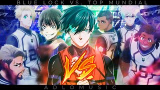 BLUE LOCK VS TOP MUNDIAL RAP  Blue lock  AdloMusic [upl. by Enyr466]