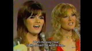 The New Seekers  Id Like To Teach The World To Sing 1972 with Lyrics [upl. by Robet]