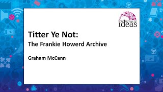 Titter Ye Not The Frankie Howerd Archive  Graham McCann [upl. by Llatsyrk]