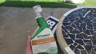 Vets Best Flea and Tick Home Spray  Flea Treatment for Dogs 32 Ounces 2 Pack [upl. by Airdnax]